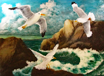 Three Seaguls